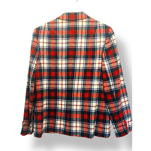 Pendleton Jacket Womens M Authentic Maclennan Scottish Tartan Plaid Wool Blazer - Picture 2 of 16